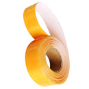 Lightweight Flexible Yellow Gloss Sew On Reflective Tape Safety Caution Tape 33ft X 1in