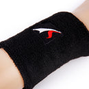 Terry Cloth Cotton Wristband Wrist Band Sports Basketball Stretch Sweatband Length 8cm