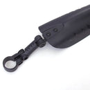 Lightweight Easy Assemble Black Plastic Bicycle Dryer Cleaner Front And Rear Mudguard Set