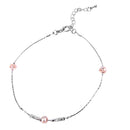 Women Girls Ladies Fashionable Adjustable Chain Silver Tone Anklet Ankle Bracelet