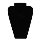Black Velvet Necklace Earring Jewelry Display Bust Stand Showcase