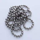 Silver Stainless Steel Ball Chain Necklace for Men Women Bead Chain 50cm
