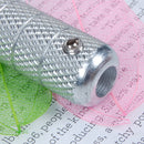 Professional Silver Iron Tattoo Grip With Back Stem Gun Grip Tube Supplies Tool