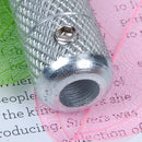 Professional Silver Iron Tattoo Grip With Back Stem Gun Grip Tube Supplies Tool