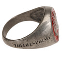 Retro Style Bike Bicycle Ring Bronze Fashion Accessory 9 1/4 Red