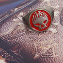 Retro Style Bike Bicycle Ring Bronze Fashion Accessory 9 1/4 Red