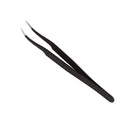 Stainless Steel Anti Magnetic 45 degree Curved Tweezer Nail Art Watch Repair Handicraft Tool 120mm