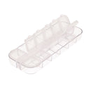 12 Slots Empty Storage Case Box For Nail Art Glitter Rhinestones Craft Kit
