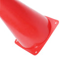Magicdeal 9 inch Safety Agility Cone for Sports Fitness Football Soccer Beginners Athletics Field Practice Speed Training Cone Red