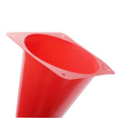 Magicdeal 9 inch Safety Agility Cone for Sports Fitness Football Soccer Beginners Athletics Field Practice Speed Training Cone Red