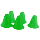 Soft Durable Slalom Cones For Slalom Skating Cone Football Goal Markers Obstacle Marker Sports Equipment Pack of 5PCS Green