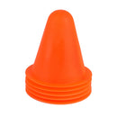 Soft Durable Slalom Cones For Slalom Skating Cone Football Goal Markers Obstacle Marker Sports Equipment Pack of 5PCS Orange