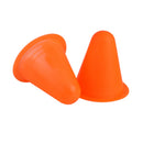 Soft Durable Slalom Cones For Slalom Skating Cone Football Goal Markers Obstacle Marker Sports Equipment Pack of 5PCS Orange
