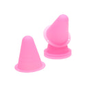 Soft Durable Slalom Cones For Slalom Skating Cone Football Goal Markers Obstacle Marker Sports Equipment Pack of 5PCS Pink