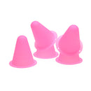 Soft Durable Slalom Cones For Slalom Skating Cone Football Goal Markers Obstacle Marker Sports Equipment Pack of 5PCS Pink