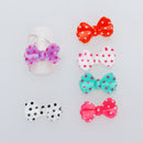 Set Of 20PCS Cute Bowknot Polka Dot Glitter Nail Cellphone Decoration Beauty Supplies Cosmetic Tool
