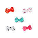 Set Of 20PCS Cute Bowknot Polka Dot Glitter Nail Cellphone Decoration Beauty Supplies Cosmetic Tool