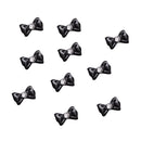 20Pcs Lovely Cute Ribbon Bowknot Candy Nail Art Accessories Cellphone Decoration - Black