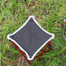 Magicdeal Kids Safety 8 Leg Anti-slip Durable Portable Folding Stool Seat with Pouch Outdoor Camping Fishing Picnic Furniture 80KG