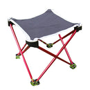 Magicdeal Kids Safety 8 Leg Anti-slip Durable Portable Folding Stool Seat with Pouch Outdoor Camping Fishing Picnic Furniture 80KG