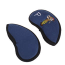Golf Club Damage Protection Iron Putter Head Cover Set Nylon Protection Case Golf Sports Accessories Pack of 9PCS- Blue