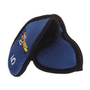 Golf Club Damage Protection Iron Putter Head Cover Set Nylon Protection Case Golf Sports Accessories Pack of 9PCS- Blue