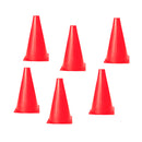 7.8 inch Safety Agility Cone for Sports Fitness Football Soccer Beginners Field Practice Speed Training Cone Pack of 6PCS Red