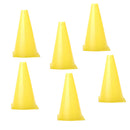 7.8 inch Safety Agility Cone for Sports Fitness Football Soccer Beginners Athletics Field Practice Speed Training Cone Pack of 6PCS Yellow