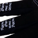 Pair Of Hook Loop Fastener Wrist Closure Durable Sweatproof Full Finger Warm Bike Sports Gloves Black+White XL