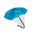 Set Of Multi-Functional Hook Loop Fastener Closure Polyester Running Chute With Storage Pouch Blue