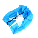 Set Of Multi-Functional Hook Loop Fastener Closure Polyester Running Chute With Storage Pouch Blue