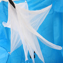 Set Of Multi-Functional Hook Loop Fastener Closure Polyester Running Chute With Storage Pouch Blue