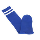 Kids Toddler Girls Knee High Soccer Sports Long Tube Socks Stockings Summer Clothing White Stripes Charms 1 Pair Blue