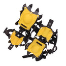 1 Pair Anti-Slip Ice Snow Boot Sneakers Casual Shoe Covers Crampons Ice Cleats Gripper for Outdoor Climbing Walking Ice Fishing