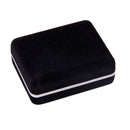 Fashionable Men Knot Cufflinks Storage Box Organiser Cover Display Case Office Meeting Events Anniversary Supplies Black
