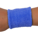 Outdoor Sportswear Sweat Absorbing Soft Comfortable Wear Headwear Headband + Pack of 2PCS Wristband- Light Blue