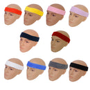Outdoor Sportswear Sweat Absorbing Soft Comfortable Wear Headwear Headband + Pack of 2PCS Wristband- Light Blue
