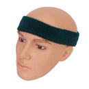 Outdoor Sportswear Sweat Absorbing Soft Comfortable Headwear Elastic Headband + Pack of 2PCS Wristband- Dark Green