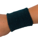 Outdoor Sportswear Sweat Absorbing Soft Comfortable Headwear Elastic Headband + Pack of 2PCS Wristband- Dark Green
