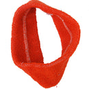 Outdoor Sportswear Sweat Absorbing Soft Comfortable Headwear Elastic Headband + Pack of 2PCS Wristband- Orange
