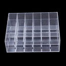 Acrylic 24-Slot Lipstick Stand Holder Mascara Brush Cosmetic Organizer Stand Makeup Beauty Supplies Clear