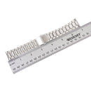 Stainless Steel Deployment Buckle With Straight End Watch Band Strap 22MM Silver