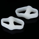 Pair Of 2 Holes Gel Toe Separators Stretchers Straighteners Alignment Bunion Pain Reliever