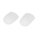 Pair Of Silicone Gel Reusable Washable Toe Caps Pain Reliever FIT FOR Adult Big Toe White