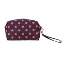 Detachable Hand Strap Zippered Closure Cosmetic Makeup Purse Cell Phone Pen Pencil Case Travel Accessory