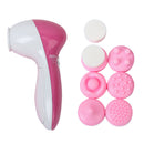 6 In1 Electric Face Care Cleaner Pore Blackhead Facial Skin Cleansing Massage