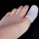 Pair Of Reusable Soft Gel Toe Caps Cover Cushion Separators Protectors Pain Reliever S