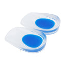 Footful Gel Silicone Shock Cushion Orthotic Insole Plantar Heel Support Pad Cup S