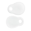 Pair Of Silicone Toe Separators Straighteners Hallux Valgus Bunion Pain Reliever White