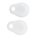 Pair Of Silicone Toe Separators Straighteners Hallux Valgus Bunion Pain Reliever White